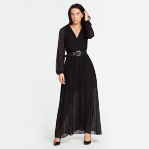 Guess dámské černé dlouhé šaty - M (JBLK)